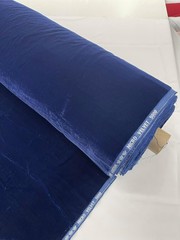 Navy Micro Velvet Fabric by the Yard 45″ Wide Soft Plush Sewing Craft