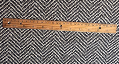 Home Decor Chenille Herringbone Fabric Black/White Chevron Houndstooth 54″ wide