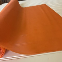 SILK ORANGE , FABRIC 10 Yards x 22 Inches Wide or 360 Inches x 22 Wide