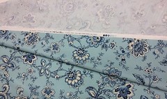 MILL CREEK HONEYMOON WATERFALL BLUE FLORAL COTTON MULTIUSE FABRIC BY YARD 54″W