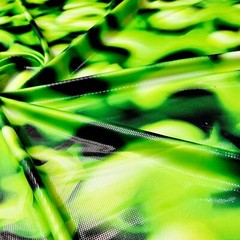 Spandex Fabric Retro Green Marbling print Stretch 60″ wide by Yard for Swimwear