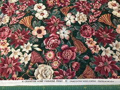 Floral 59” Wide 100% cotton fabric sold by the yard #640