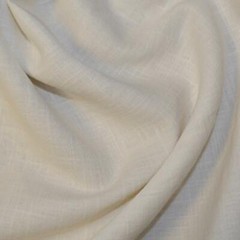 Washed Linen Canvas Fabric Material – IVORY