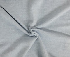 Powder Blue French Terry Knit Fabric by Yard Prewashed Cotton Tencel Spandex
