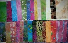 Lot#a, 200pcs BATIK quilt blocks, cotton fabric pack, 3.5″ squares