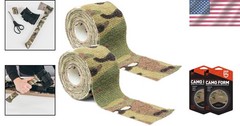 Heavy Duty Camo Form Wrap, Adds Grip, Multicam, 2″x144″, 2Pk
