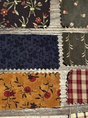 Quilting Fabric Strips Lot 204 pc – Variety of Colors, Sizes and Patterns- Moda