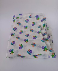 VTG 70s Material for Sewing 45 x 216 (18 Feet) Nightdown/Pj Fabric Flower Print