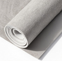 Suede Auto Headliner Fabric 98″ L × 60″ W with Foam Backing – Gray Interior Repl