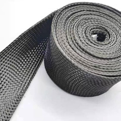 2-40mm Carbon Fiber Braided Rope Tube Hollow Conductive Belt Sleeves Tube