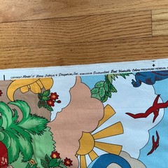 VNTG House ‘N Home LAND OF DINOSAURS Drapery Fabric, 5 Yds 17”x 44”,Thick, READ