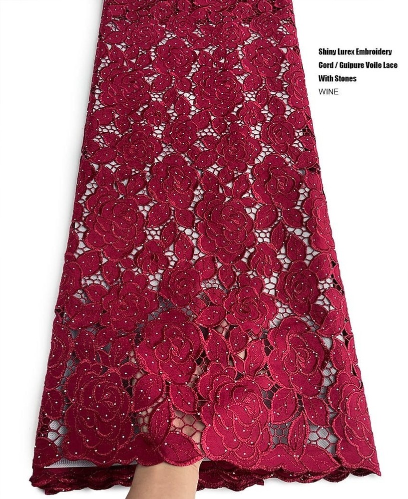 High-quality African Cord Lace / 5 Yards.