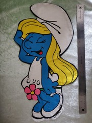 Vintage Smurfs Throw Pillow Form Pattern Cut and Sew Doll Set of 2
