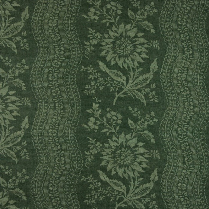 Lisa Fine Curtain Fabric ‘LAVINIA – FOREST GREEN’ 2.5 METRES – 100% LINEN