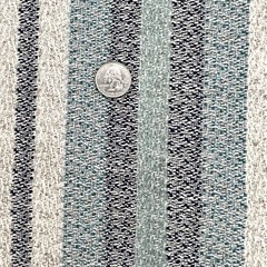 Upholstery Fabric Squares Cream Tan Brown Red Blue Muted Stripes 17″ Lot of 9
