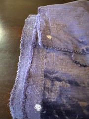 PLUM PURPLE Solid Chenille Velvet Upholstery Drapery Fabric 3.5 YDS 57” Wide