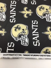 New Orleans Saints 100% Cotton Fabric 1 Yard + 21 Inches One Piece New