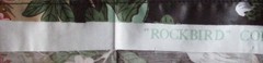 Rockbird GP & J Baker England Cotton Chintz Fabric Birds Floral 61×51 RARE 80’s