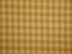 Dunroven House Dijon Check Homespun Fabric | Rustic Farmhouse Woven Fabric