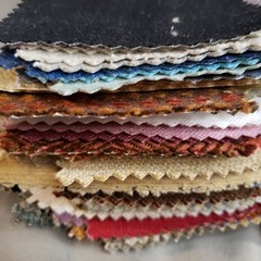 80pc Loose Fabric Samples 4x9in Fabric Swatches Various Patterns (f)