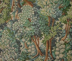 Tapestry Curtain Upholstery Fabric Woodland Forest Tree Cushion 15 Metre Roll