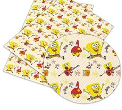 Mix 7 PCS 45cmx135cm Colorfull Printed Disney Cartoon Pattern Synthetic Leather