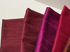 SILK COLLECTION 16 SILK DUPIONI COLORS 18″X22″ EACH NEW