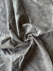 Ralph Lauren Theodora Snakeskin Marcasite Fabric Remnant 24″x24″