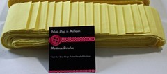 jelly roll Yellow Solid Half Pack, Twenty (20) 2.5 inch strips