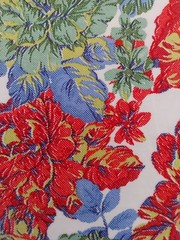 Printed floral material Cotton by Nexus fast colours multicolored free shipping