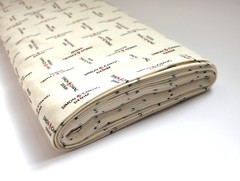 RARE Simon Chang Denim Fabric YARDAGE 6 Yards Designer 60″ x 284″ Cream Material