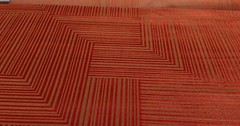 DONGHIA JACKSON CACHE RED VELVET GROS POINT UPHOLSTERY FABRIC BY THE YARD 48″W