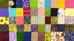 Classic Scrap Pack – 1,000 Pieces – Mixed Sizes No Duplicates – 100% Cotton 5614