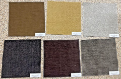 Glant Fabric lot of 42 Large Squares Scrapbooking Crafts 12 X 12