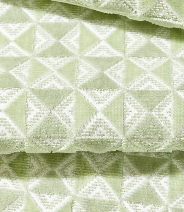 Scalamandre The MET PARLOR VELVET Pistachio Fabric SC 27324 0004 4.25 Yards