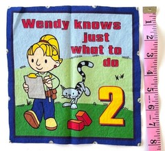 Fabric Squares – Bob the Builder and Construction 6.5 x 6.5 and Strips 54″ x 5″