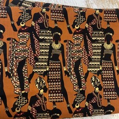 Michael Miller Nairobi 100% Cotton Fabric African Women Ladies Quilt OOP 3+ Yds