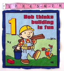 Fabric Squares – Bob the Builder and Construction 6.5 x 6.5 and Strips 54″ x 5″