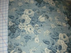 Daisy Kingdom Victoria Rose Allover Blue Cotton Fabric 35″ Long x 44″ Wide
