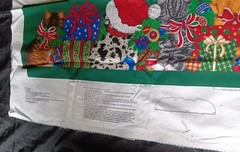 Christmas Friends Sofa Pillow Draft Stopper Cut And Sew Fabric Panel