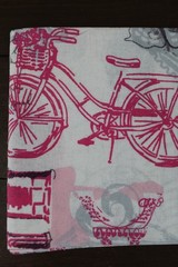 Fabric Fat Quarter Single Piece 18″ x 21″ 100% Cotton “Paris Bubblegum” NEW!