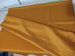 Copper jacquard double-knit medium weight apparel fabric