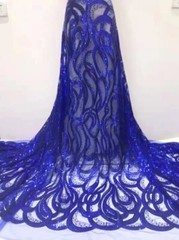 Shiny Sequin Fabric Geometric Pattern Artificial Lace Fabric Dress Wide 125cm