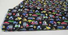 Fabric Traditions quilt-craft fabric CONSTRUCTION TRUCKS black 2 yds (16421)