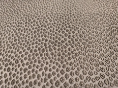 BALLARD DESIGN LIKE – Silver/Pewter RAISED ANIMAL SPOT WOVEN FABRIC Home Decor