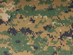 MARPAT WOODLAND 6oz MARINE USMC LOGO NOMEX FR FABRIC BY 1/2(0.5) YARD 65″W