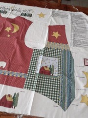 NORTHERN WOODS VEST Springs Inc Cotton Fabric Panel Adult, Cut & Sew,