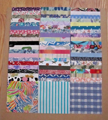 Lot Of 120 5″ X 5″ Fabric Squares, For Quilting/Crafts “All Different”