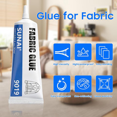 Fabric Glue, Permanent Fabric Adhesive, No Sew, Washable, Flexible, Clear