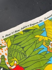 House ‘N Home Fabrics Animal Forest Jungle Drapery Fabric Multi Color 45″x21″